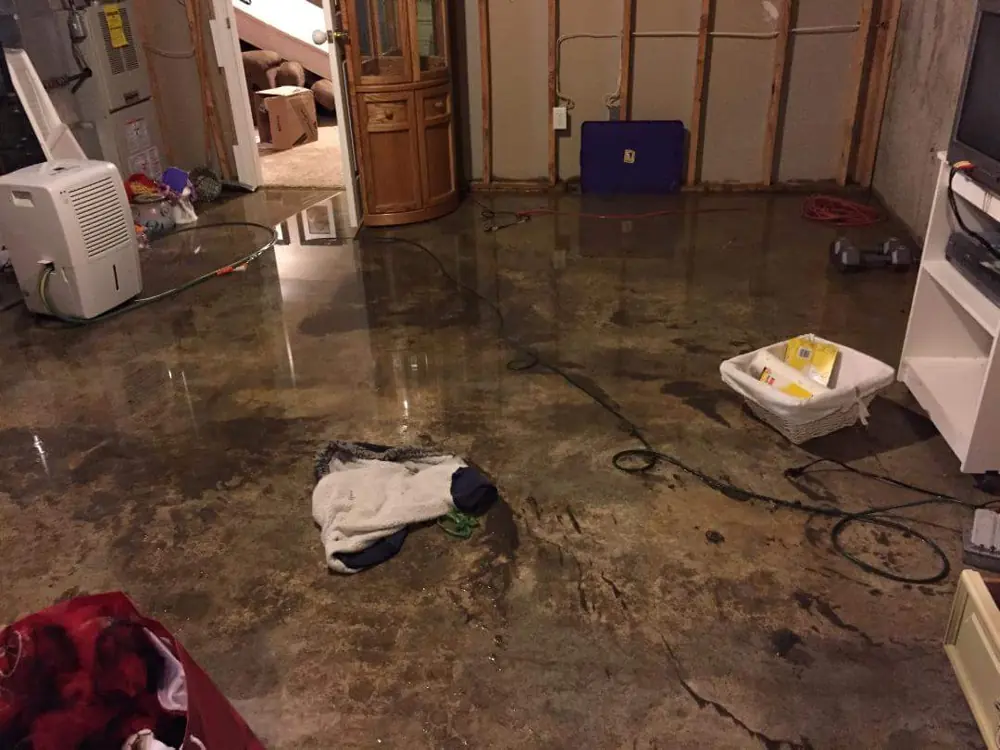 Restoration equipment on a Denver job