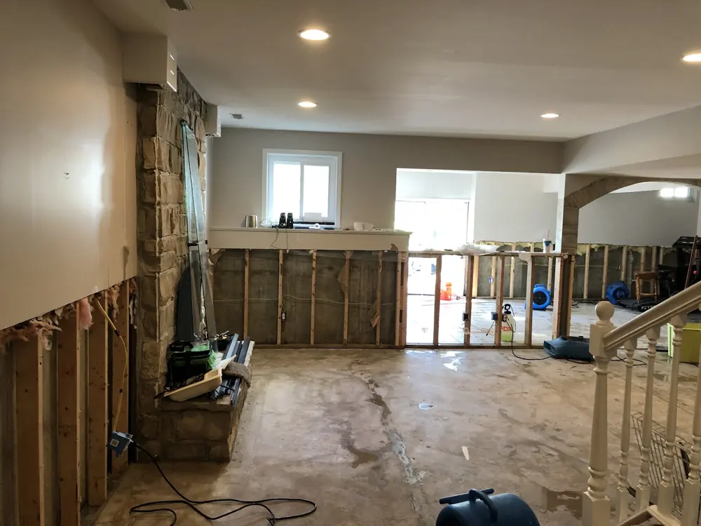 Restoration equipment on a Denver job