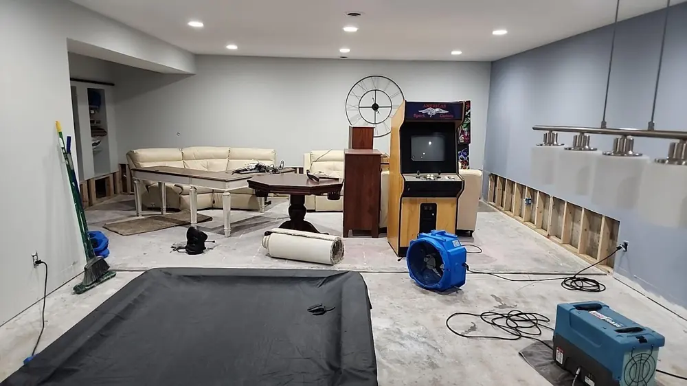 Restoration equipment on a Denver job
